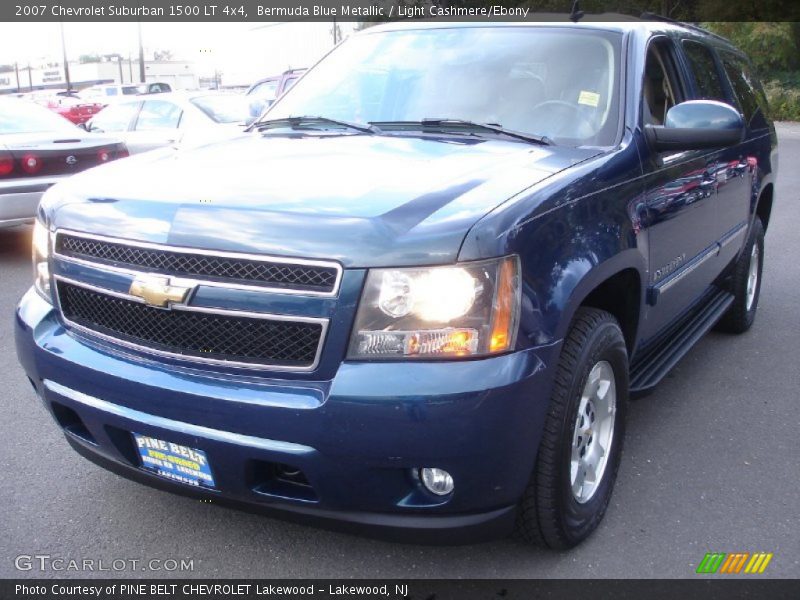Bermuda Blue Metallic / Light Cashmere/Ebony 2007 Chevrolet Suburban 1500 LT 4x4