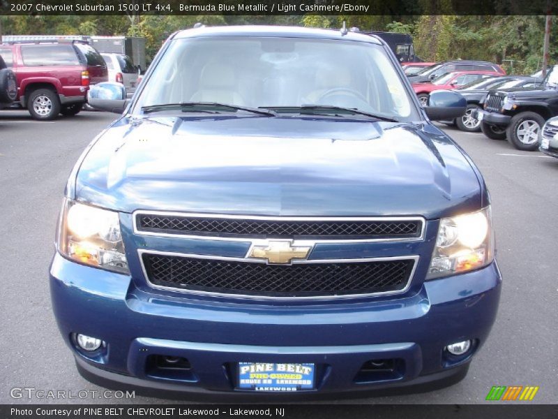 Bermuda Blue Metallic / Light Cashmere/Ebony 2007 Chevrolet Suburban 1500 LT 4x4