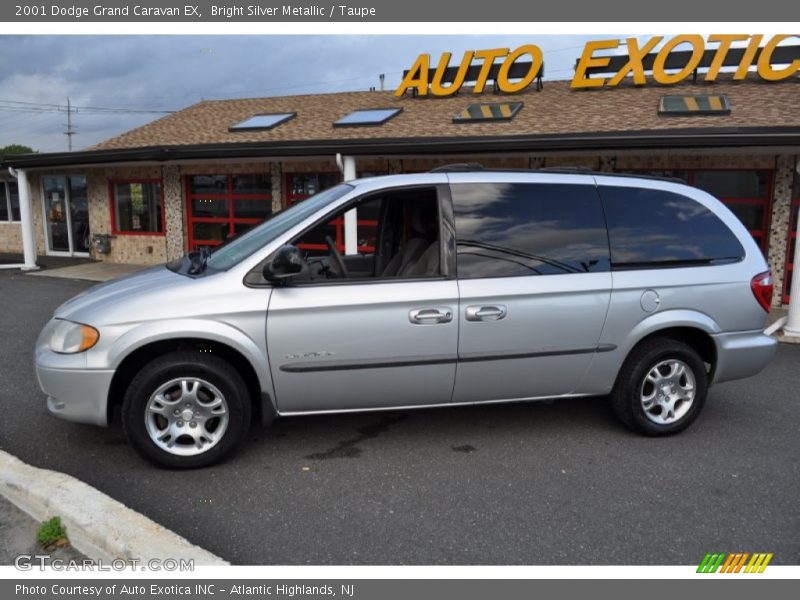 Bright Silver Metallic / Taupe 2001 Dodge Grand Caravan EX