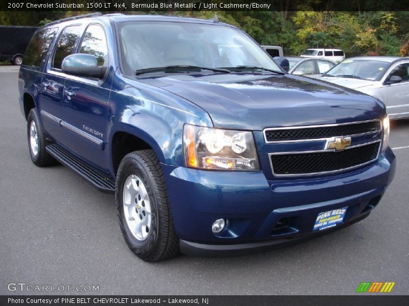 Bermuda Blue Metallic / Light Cashmere/Ebony 2007 Chevrolet Suburban 1500 LT 4x4