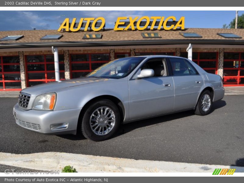 Sterling Silver / Dark Gray 2003 Cadillac DeVille DHS