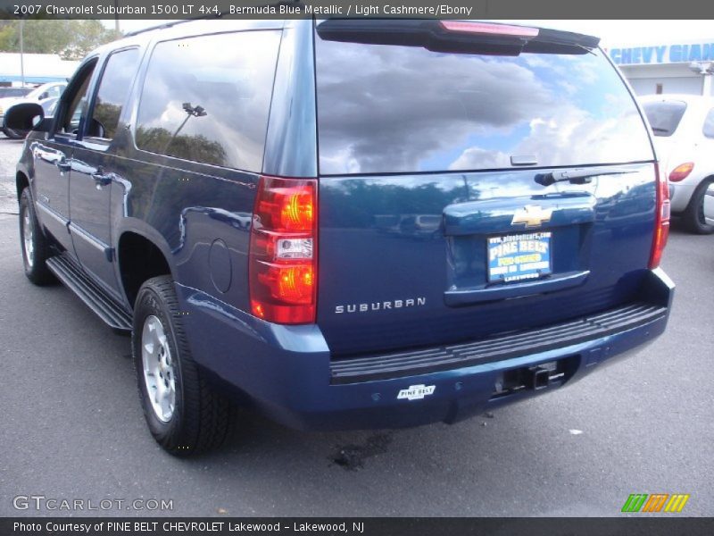 Bermuda Blue Metallic / Light Cashmere/Ebony 2007 Chevrolet Suburban 1500 LT 4x4