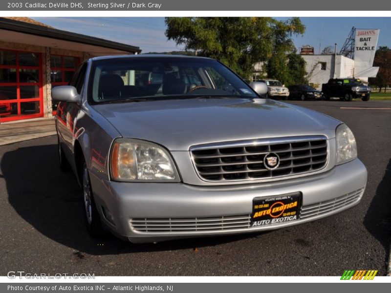 Sterling Silver / Dark Gray 2003 Cadillac DeVille DHS