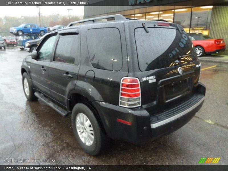 Black / Black 2007 Mercury Mariner Premier 4WD