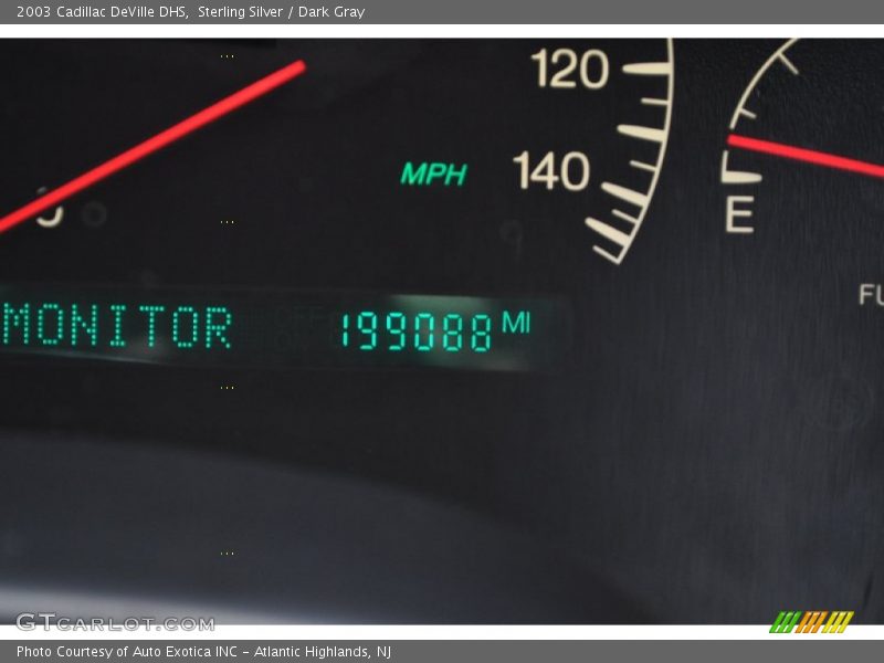Sterling Silver / Dark Gray 2003 Cadillac DeVille DHS