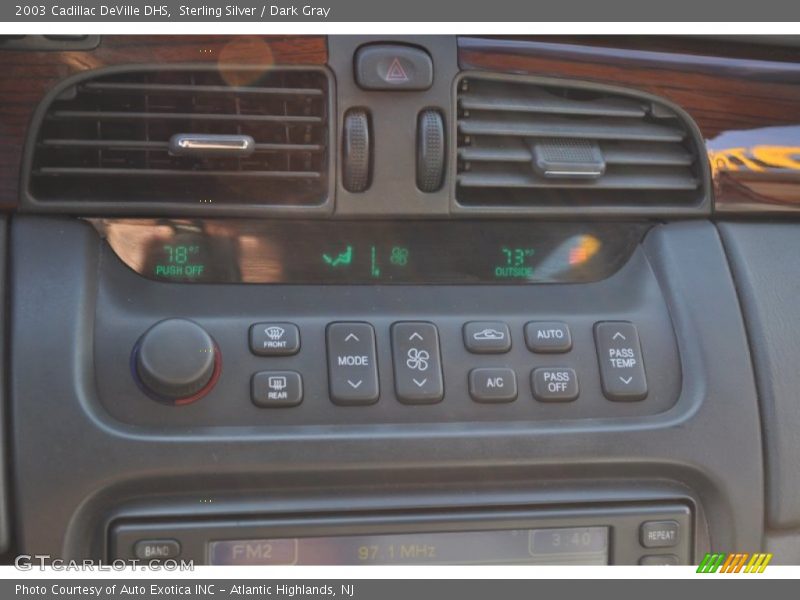 Controls of 2003 DeVille DHS