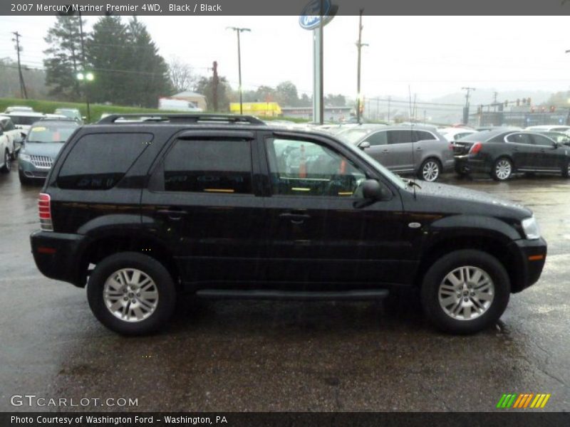 Black / Black 2007 Mercury Mariner Premier 4WD