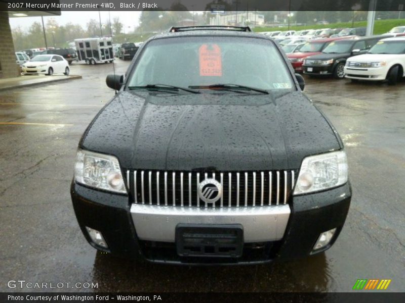 Black / Black 2007 Mercury Mariner Premier 4WD