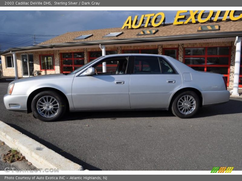 Sterling Silver / Dark Gray 2003 Cadillac DeVille DHS