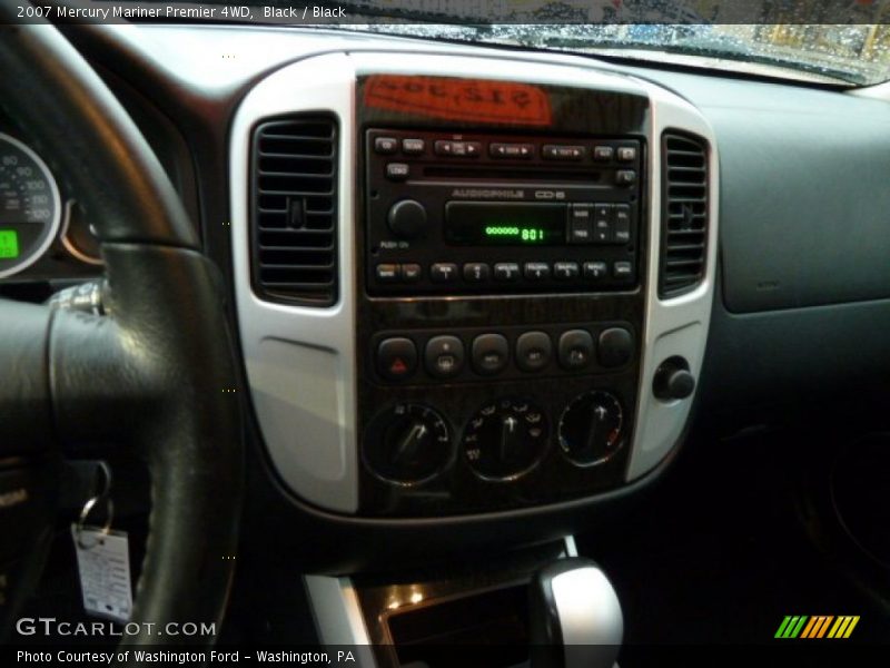 Black / Black 2007 Mercury Mariner Premier 4WD