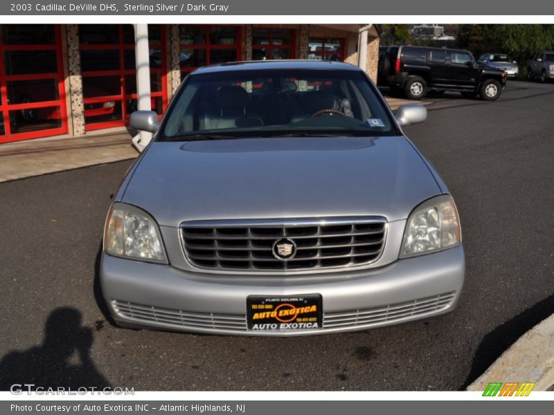 Sterling Silver / Dark Gray 2003 Cadillac DeVille DHS