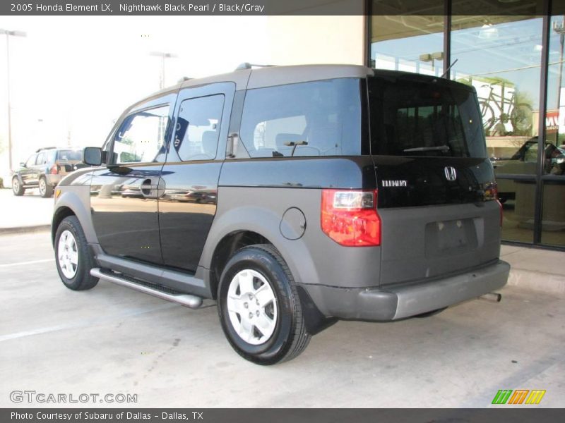Nighthawk Black Pearl / Black/Gray 2005 Honda Element LX
