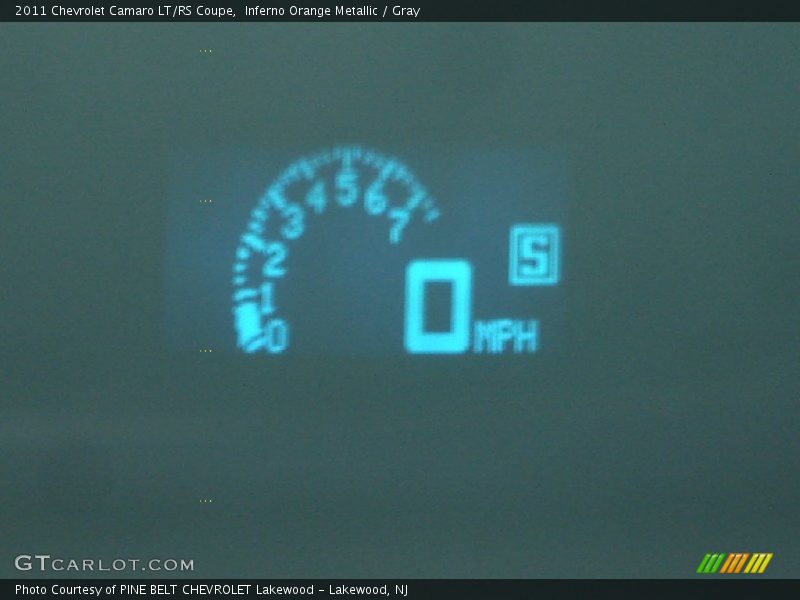 Inferno Orange Metallic / Gray 2011 Chevrolet Camaro LT/RS Coupe