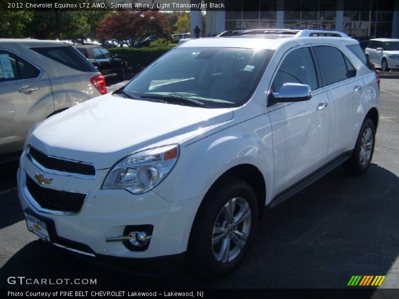 Summit White / Light Titanium/Jet Black 2012 Chevrolet Equinox LTZ AWD
