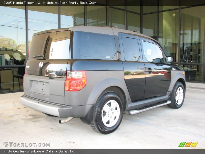 Nighthawk Black Pearl / Black/Gray 2005 Honda Element LX