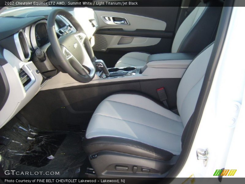 2012 Equinox LTZ AWD Light Titanium/Jet Black Interior