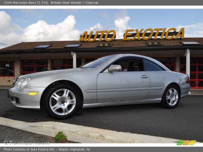 Brilliant Silver Metallic / Charcoal 2004 Mercedes-Benz CL 500