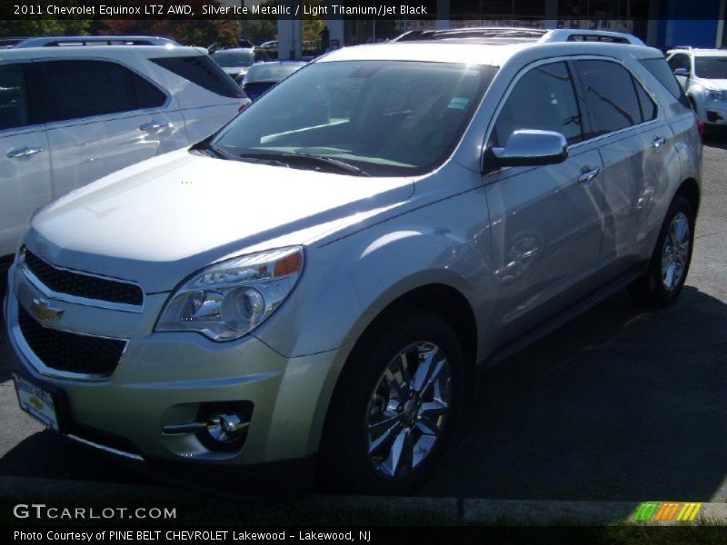 Silver Ice Metallic / Light Titanium/Jet Black 2011 Chevrolet Equinox LTZ AWD