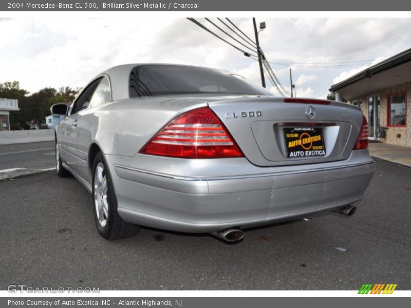 Brilliant Silver Metallic / Charcoal 2004 Mercedes-Benz CL 500