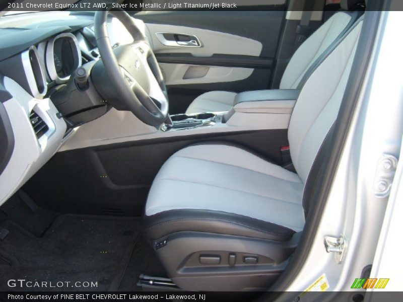 Silver Ice Metallic / Light Titanium/Jet Black 2011 Chevrolet Equinox LTZ AWD