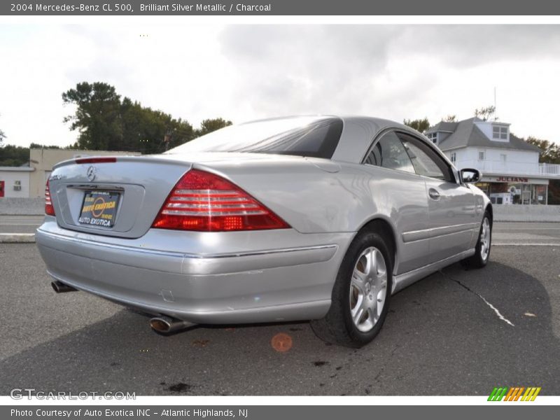 Brilliant Silver Metallic / Charcoal 2004 Mercedes-Benz CL 500