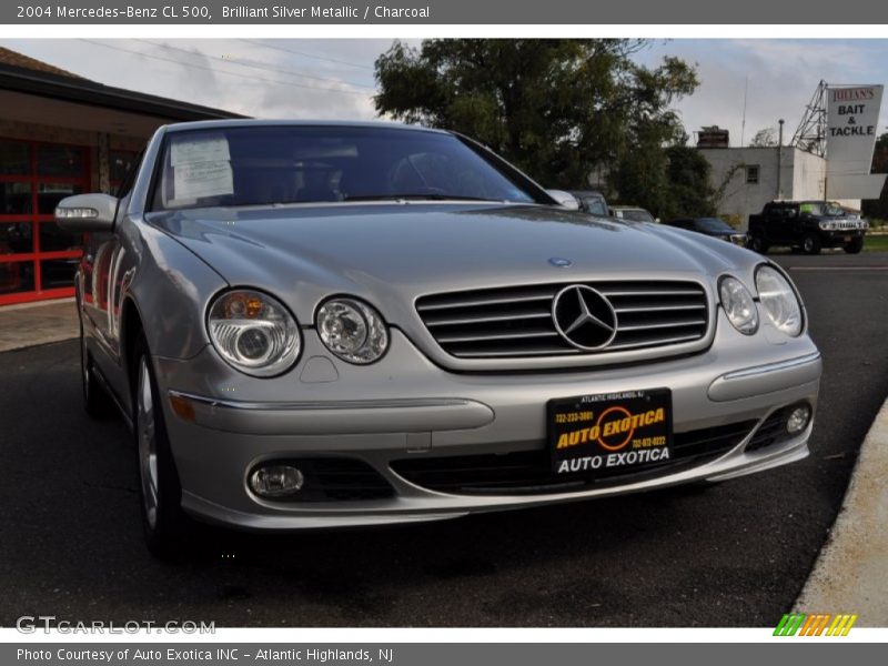 Brilliant Silver Metallic / Charcoal 2004 Mercedes-Benz CL 500