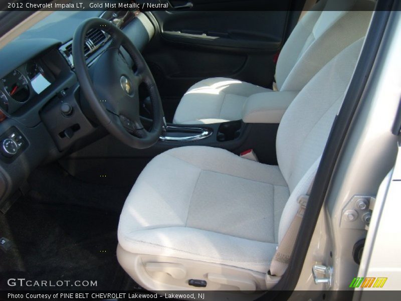 Gold Mist Metallic / Neutral 2012 Chevrolet Impala LT