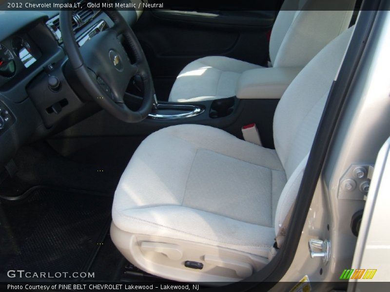 Gold Mist Metallic / Neutral 2012 Chevrolet Impala LT