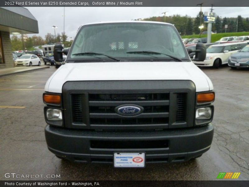 Oxford White / Medium Flint 2012 Ford E Series Van E250 Extended Cargo