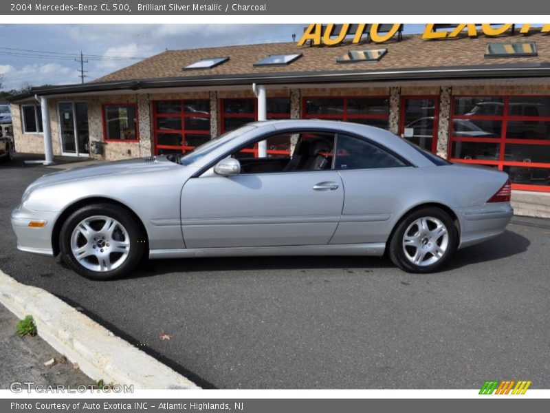 Brilliant Silver Metallic / Charcoal 2004 Mercedes-Benz CL 500