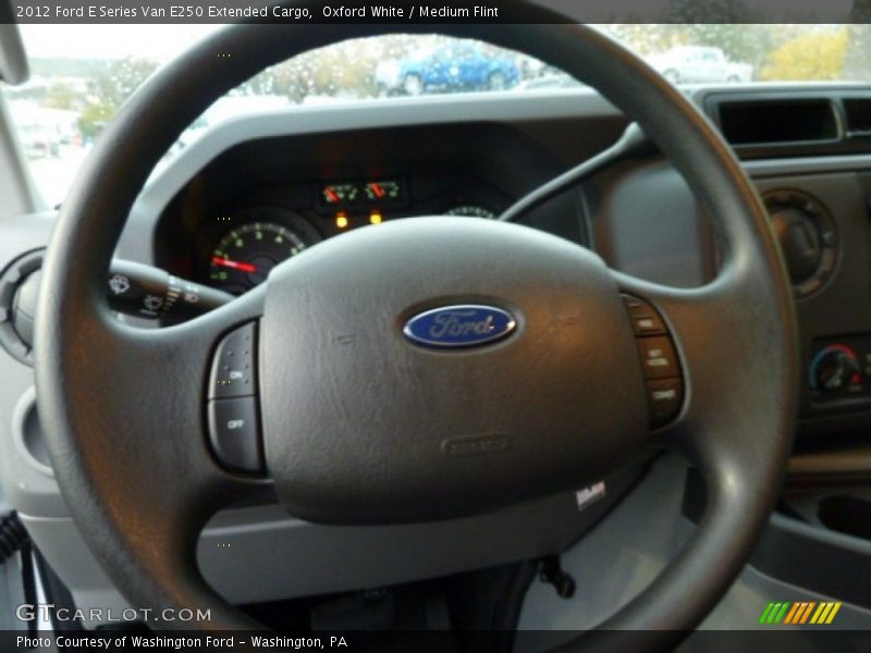 Oxford White / Medium Flint 2012 Ford E Series Van E250 Extended Cargo