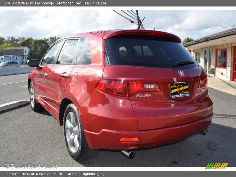 Moroccan Red Pearl / Taupe 2008 Acura RDX Technology