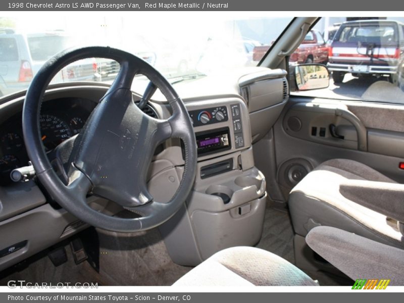 Red Maple Metallic / Neutral 1998 Chevrolet Astro LS AWD Passenger Van