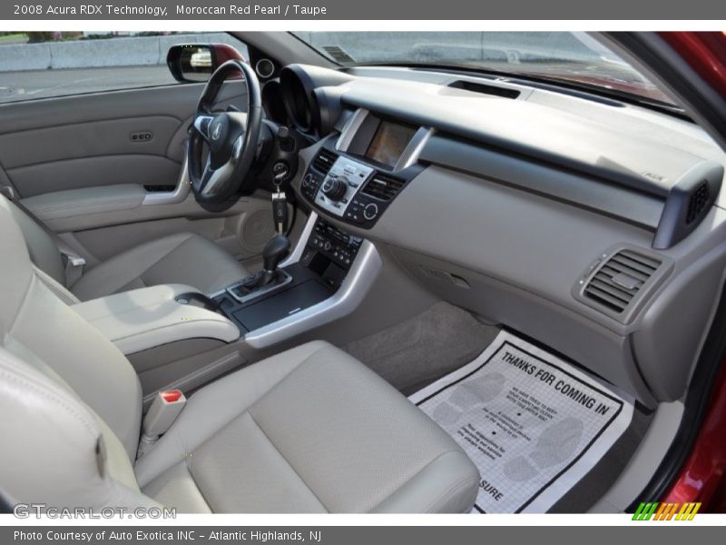 Moroccan Red Pearl / Taupe 2008 Acura RDX Technology