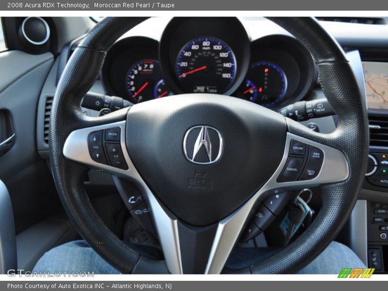 Moroccan Red Pearl / Taupe 2008 Acura RDX Technology