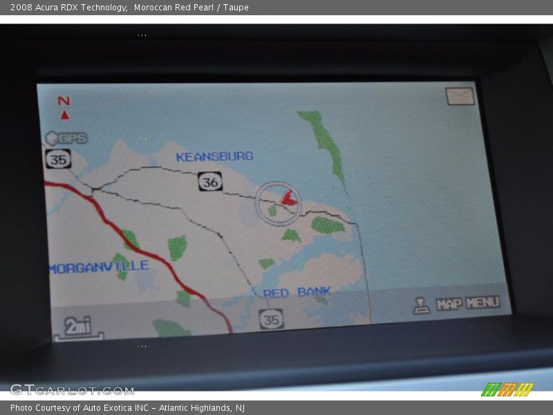 Moroccan Red Pearl / Taupe 2008 Acura RDX Technology