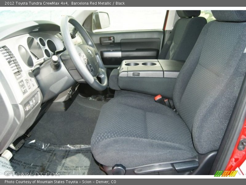 Barcelona Red Metallic / Black 2012 Toyota Tundra CrewMax 4x4