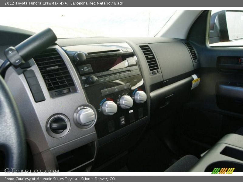 Barcelona Red Metallic / Black 2012 Toyota Tundra CrewMax 4x4