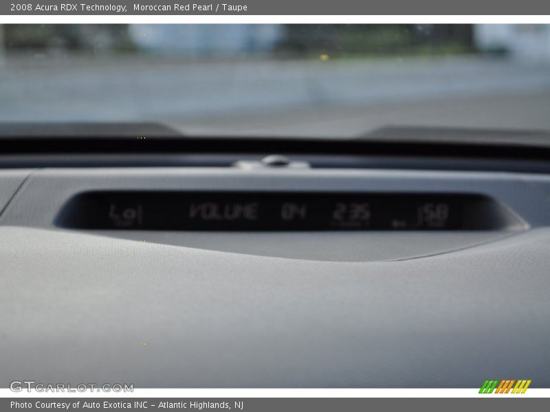 Moroccan Red Pearl / Taupe 2008 Acura RDX Technology