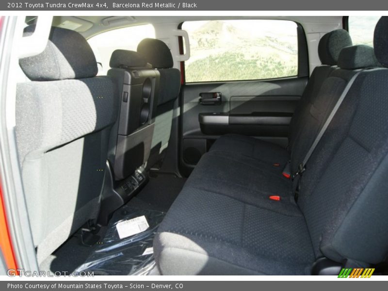 Barcelona Red Metallic / Black 2012 Toyota Tundra CrewMax 4x4