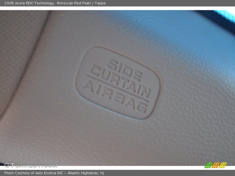 Moroccan Red Pearl / Taupe 2008 Acura RDX Technology