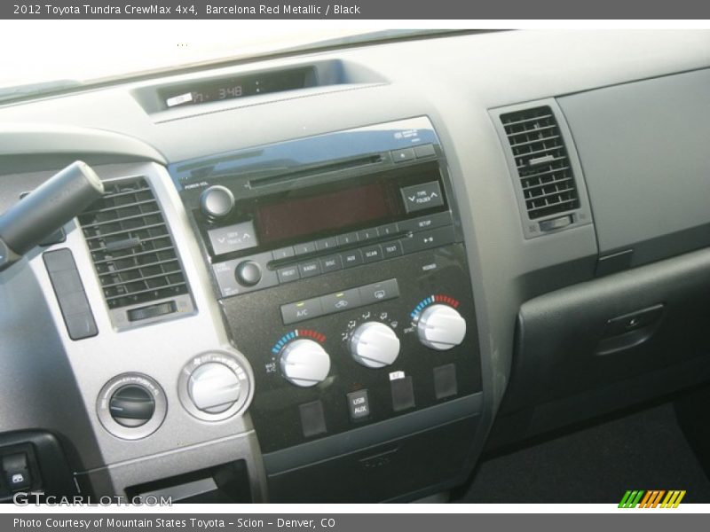 Barcelona Red Metallic / Black 2012 Toyota Tundra CrewMax 4x4