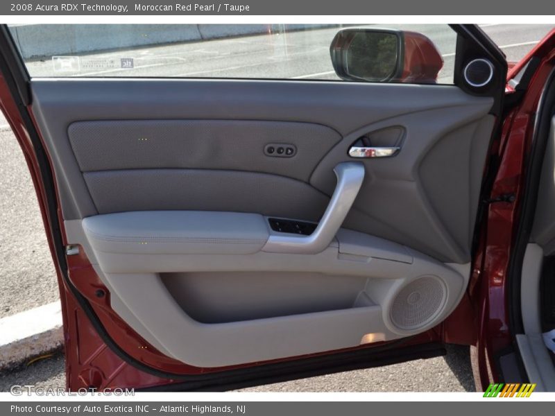 Moroccan Red Pearl / Taupe 2008 Acura RDX Technology