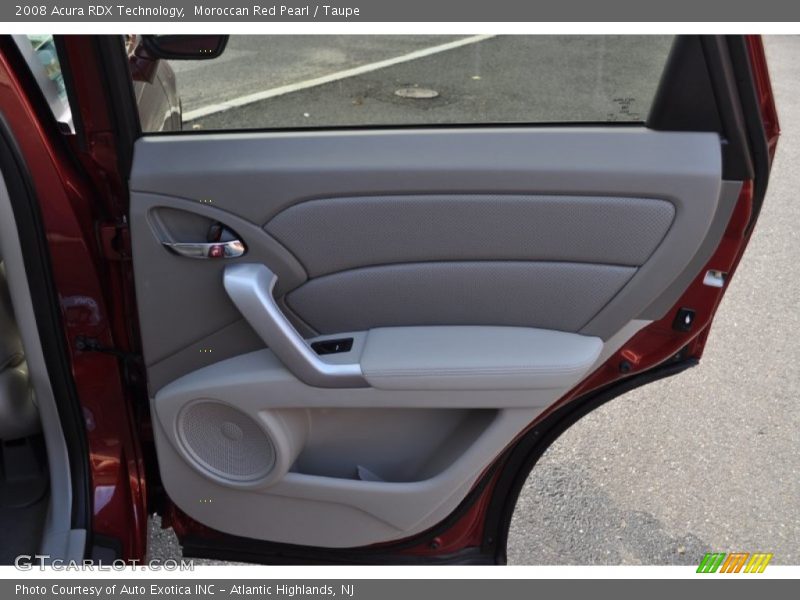 Moroccan Red Pearl / Taupe 2008 Acura RDX Technology