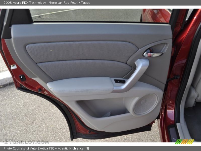 Moroccan Red Pearl / Taupe 2008 Acura RDX Technology