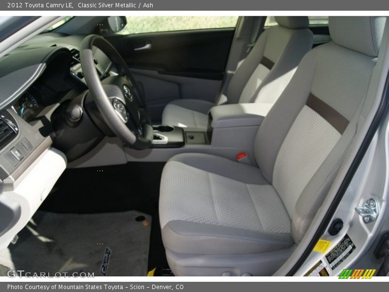  2012 Camry LE Ash Interior