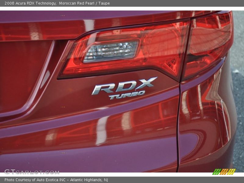 Moroccan Red Pearl / Taupe 2008 Acura RDX Technology