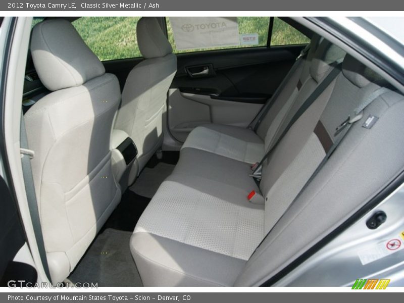  2012 Camry LE Ash Interior