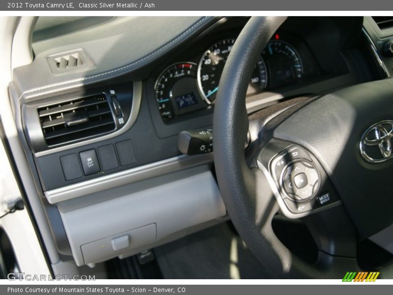 Classic Silver Metallic / Ash 2012 Toyota Camry LE