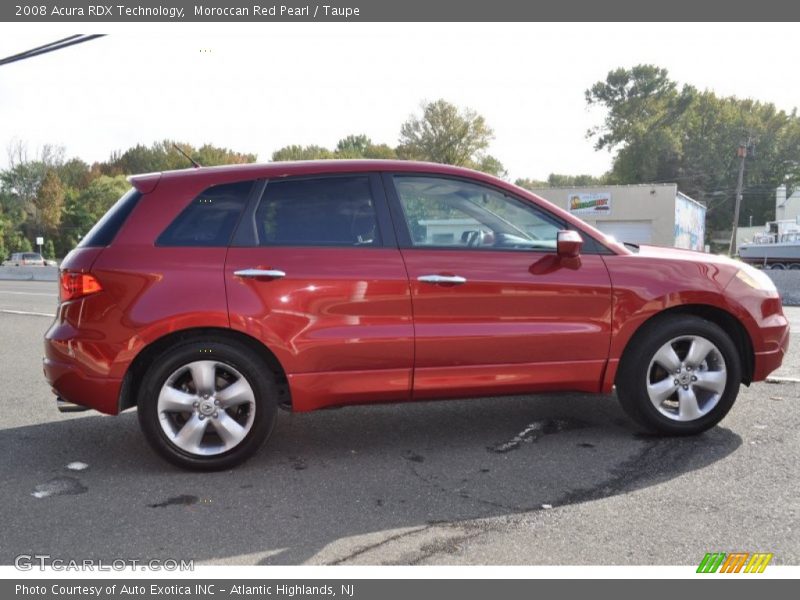 Moroccan Red Pearl / Taupe 2008 Acura RDX Technology